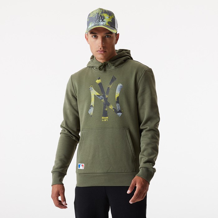 New York Yankees City Miesten Hupparit Camo Khaki - New Era Vaatteet Myynti FI-802594